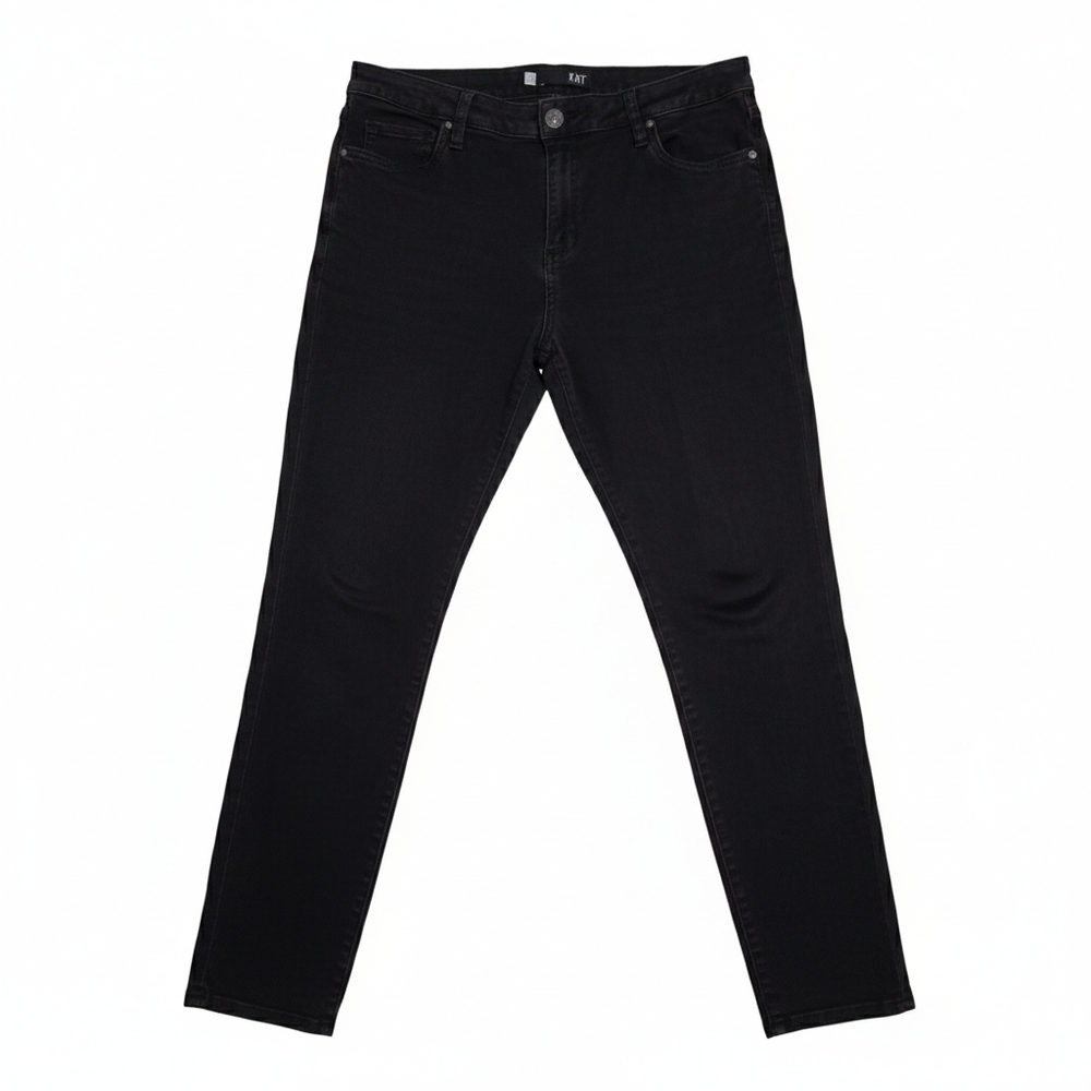 KUT From The Kloth Connie Ankle Skinny Jeans Stretch Black Size 14